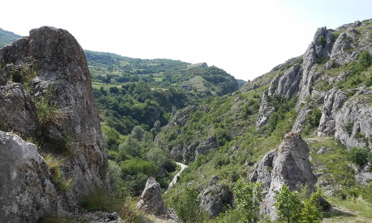 Kameni stubovi u Jelašničkoj klisuri